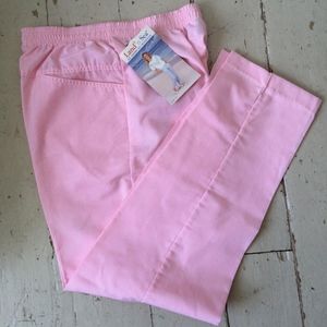 1980s Land N Sea Pinstripe Seersucker Pants 12 NWT